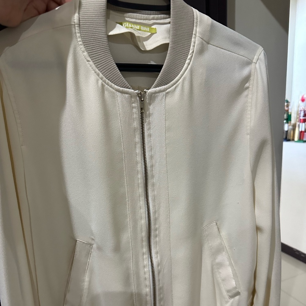 Womens Gianni Bini Bomber jacket Neutral Size S
